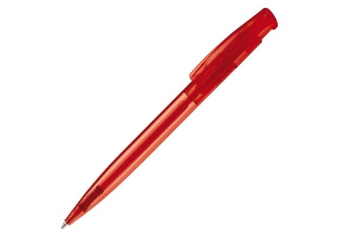 Kugelschreiber Avalon Transparent - Transparent / Rot bedrucken, Art.-Nr. LT87942-N0421