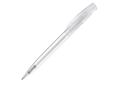 Kugelschreiber Avalon Transparent - Transparent / Weiss bedrucken, Art.-Nr. LT87942-N0401