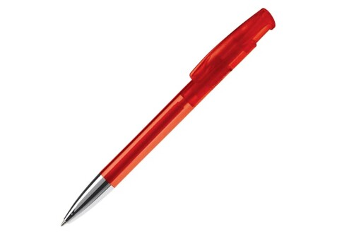 Kugelschreiber Avalon Transparent mit Metallspitze - Transparent / Rot bedrucken, Art.-Nr. LT87945-N0421 Kugelschreiber Avalon Transparent mit Metallspitze - Transparent / Rot bedrucken, Art.-Nr. LT87945-N0421