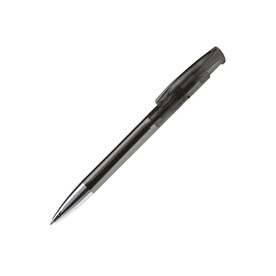 Kugelschreiber Avalon Transparent mit Metallspitze - Transparent / Schwarz bedrucken, Art.-Nr. LT87945-N0402