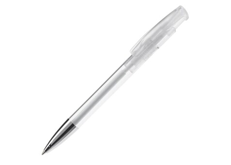 Kugelschreiber Avalon Transparent mit Metallspitze - Transparent / Weiss bedrucken, Art.-Nr. LT87945-N0401 Kugelschreiber Avalon Transparent mit Metallspitze - Transparent / Weiss bedrucken, Art.-Nr. LT87945-N0401