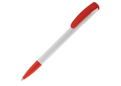 Kugelschreiber Deniro Hardcolour - Weiss / Rot bedrucken, Art.-Nr. LT87951-N0121 Kugelschreiber Deniro Hardcolour - Weiss / Rot bedrucken, Art.-Nr. LT87951-N0121
