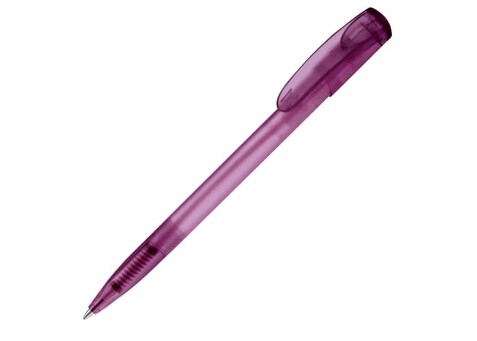 Kugelschreiber Deniro Frosty - Ecru / Purple bedrucken, Art.-Nr. LT87952-N5472