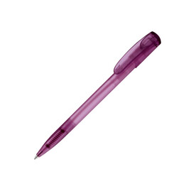 Kugelschreiber Deniro Frosty - Ecru / Purple bedrucken, Art.-Nr. LT87952-N5472
