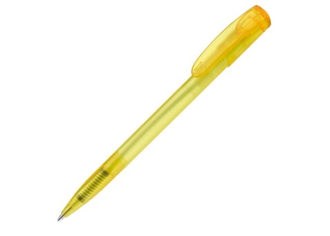 Kugelschreiber Deniro Frosty - Ecru / Gelb bedrucken, Art.-Nr. LT87952-N5441 Kugelschreiber Deniro Frosty - Ecru / Gelb bedrucken, Art.-Nr. LT87952-N5441