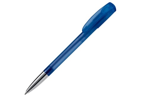 Kugelschreiber Deniro mit Metallspitze Frosty - Ecru / Hellblau bedrucken, Art.-Nr. LT87955-N5412 Kugelschreiber Deniro mit Metallspitze Frosty - Ecru / Hellblau bedrucken, Art.-Nr. LT87955-N5412