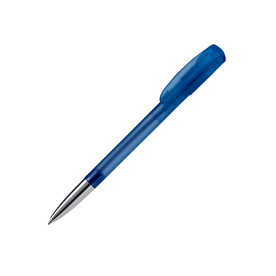 Kugelschreiber Deniro mit Metallspitze Frosty - Ecru / Hellblau bedrucken, Art.-Nr. LT87955-N5412