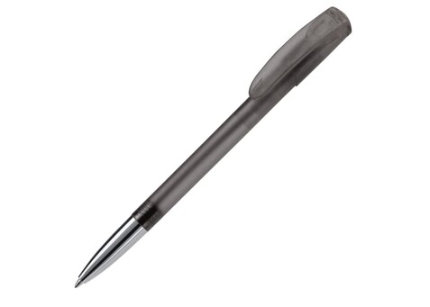 Kugelschreiber Deniro mit Metallspitze Frosty - Ecru / Schwarz bedrucken, Art.-Nr. LT87955-N5402 Kugelschreiber Deniro mit Metallspitze Frosty - Ecru / Schwarz bedrucken, Art.-Nr. LT87955-N5402