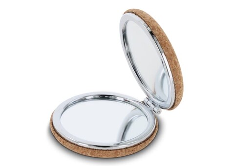 Taschenspiegel Kork - Natur bedrucken, Art.-Nr. LT90725-N0094 Taschenspiegel Kork - Natur bedrucken, Art.-Nr. LT90725-N0094