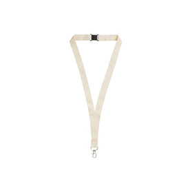 Lanyard organische Baumwolle - Ecru bedrucken, Art.-Nr. LT90882-N0054
