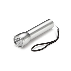 Taschenlampe mit Powerbank 2200mAh - Silber bedrucken, Art.-Nr. LT91020-N0005