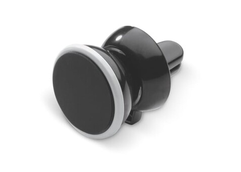 Magnetischer Auto Handyhalter für die Lüftung - Schwarz / Weiss bedrucken, Art.-Nr. LT91177-N0201