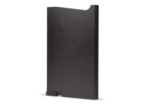 Aluminium Kartenhalter - Schwarz bedrucken, Art.-Nr. LT91190-N0002