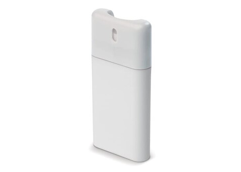 Reinigungsspray für die Hände 20ml - Weiss / Weiss bedrucken, Art.-Nr. LT91209-N0101