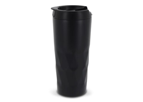 Isolierbecher Diamantenmuster 450ml - Schwarz bedrucken, Art.-Nr. LT91213-N0002 Isolierbecher Diamantenmuster 450ml - Schwarz bedrucken, Art.-Nr. LT91213-N0002
