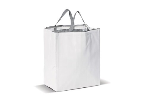 Große Kühltasche aus Non Woven 32.5 x 19.5 x 39 cm, 100 g/m² - Weiss bedrucken, Art.-Nr. LT91408-N0001 Große Kühltasche aus Non Woven 32.5 x 19.5 x 39 cm, 100 g/m² - Weiss bedrucken, Art.-Nr. LT91408-N0001