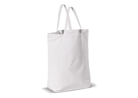Tragetasche Leinwand 250g/m² 41x12x43cm - Weiss bedrucken, Art.-Nr. LT91487-N0001
