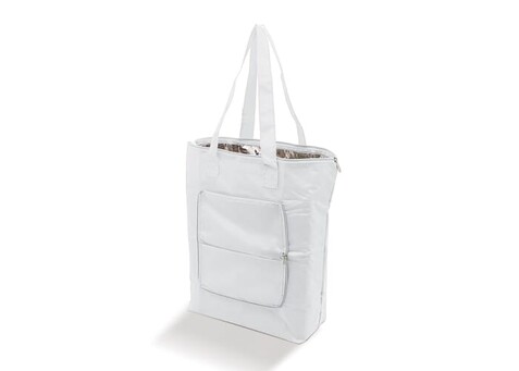 Faltbare Kühltasche - Weiss bedrucken, Art.-Nr. LT91533-N0001