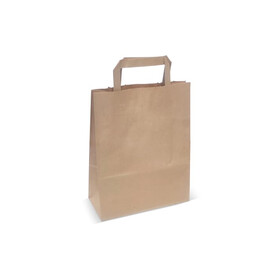 Papiertüte 70g/m² 28x10x22cm - Braun bedrucken, Art.-Nr. LT91629-N0051