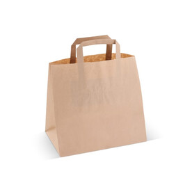 Papiertüte 70g/m² 26x17x25cm - Braun bedrucken, Art.-Nr. LT91630-N0051