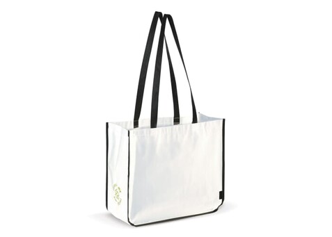 Einkaufstasche im Querformat PP Non-Woven 120g/m² - Weiss bedrucken, Art.-Nr. LT91644-N0001