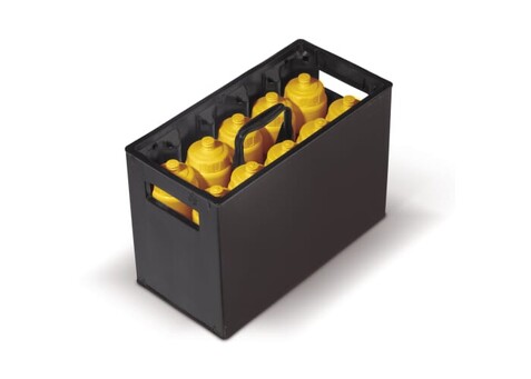Kiste für Trinkflaschen - Schwarz bedrucken, Art.-Nr. LT91684-N0002 Kiste für Trinkflaschen - Schwarz bedrucken, Art.-Nr. LT91684-N0002