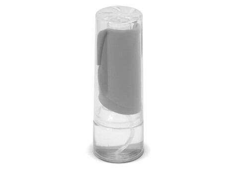 Displayreiniger mit Mikrofasertuch 30ml - Transparent / Weiss bedrucken, Art.-Nr. LT91715-N0401 Displayreiniger mit Mikrofasertuch 30ml - Transparent / Weiss bedrucken, Art.-Nr. LT91715-N0401