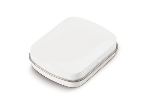 Mini Pfefferminzdose - Weiss bedrucken, Art.-Nr. LT91795-N0001