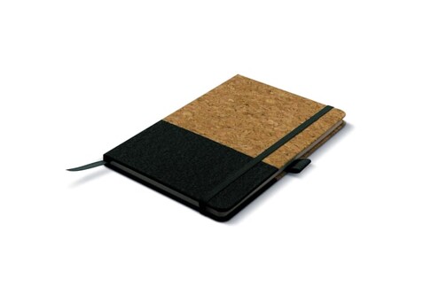 Notizbuch DIN A5 aus Kork - Schwarz bedrucken, Art.-Nr. LT92529-N0002 Notizbuch DIN A5 aus Kork - Schwarz bedrucken, Art.-Nr. LT92529-N0002