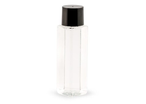 Duschgel &amp; Shampoo Made in Europe 50ml - Transparent / Schwarz bedrucken, Art.-Nr. LT92720-N0402