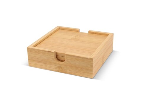 Bambus Untersetzer Set (4 Stück) - Natur bedrucken, Art.-Nr. LT93089-N0094 Bambus Untersetzer Set (4 Stück) - Natur bedrucken, Art.-Nr. LT93089-N0094