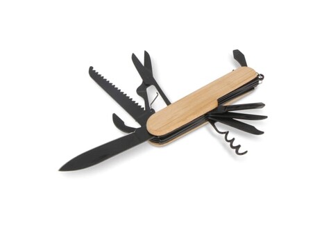 Multi-Tool-Bambus 9 Funktionen - Schwarz bedrucken, Art.-Nr. LT93409-N0002 Multi-Tool-Bambus 9 Funktionen - Schwarz bedrucken, Art.-Nr. LT93409-N0002