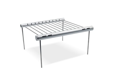 Mobiler BBQ Grill - Silber bedrucken, Art.-Nr. LT94543-N0005