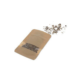 Tüte mit 4 Gramm Wildblumensamen - Braun bedrucken, Art.-Nr. LT94559-N0051