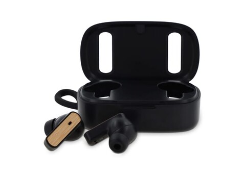 TWS Earbuds bamboo - Schwarz bedrucken, Art.-Nr. LT95017-N0002 TWS Earbuds bamboo - Schwarz bedrucken, Art.-Nr. LT95017-N0002