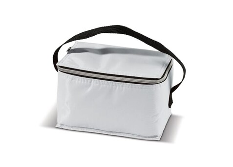 Kühltasche für 6 Dosen 20 x 12.5 x 13 cm - Weiss bedrucken, Art.-Nr. LT95104-N0001