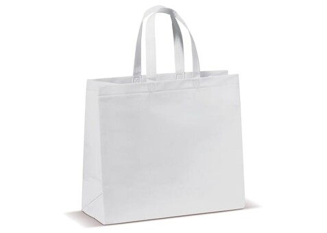 Laminierte Non Woven Tasche 105g/m² - Weiss bedrucken, Art.-Nr. LT95111-N0001
