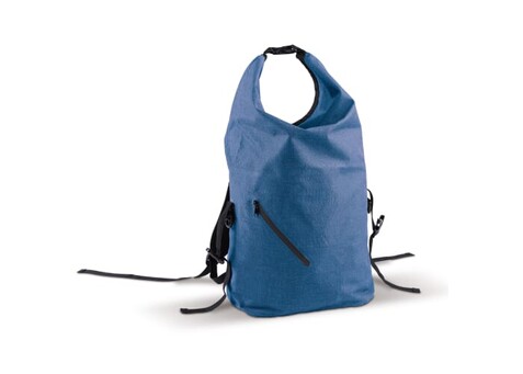 Wasserdichte Rückentasche polyester 300D 20-22L - Blau bedrucken, Art.-Nr. LT95129-N0011