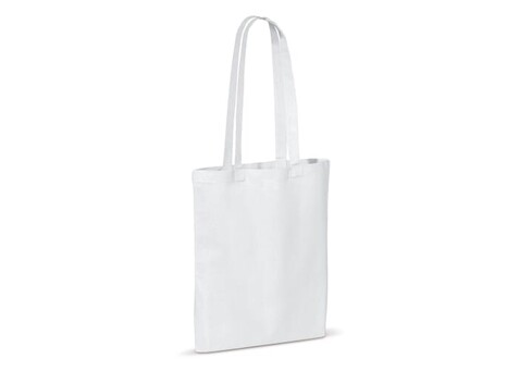 Umhängetasche Baumwolle OEKO-TEX® 140g/m² 38x42cm - Weiss bedrucken, Art.-Nr. LT95156-N0001