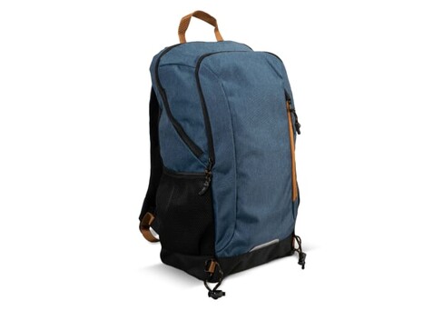 Outdoor Rucksack aus RPET-Material - Dunkelblau bedrucken, Art.-Nr. LT95218-N0010