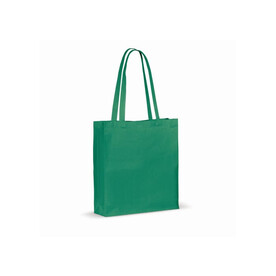 Tasche aus recycelter Baumwolle 140g/m² 38x10x42cm - Dunkelgrün bedrucken, Art.-Nr. LT95242-N0030