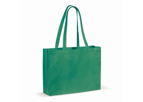 Tasche aus recycelter Baumwolle 140g/m² 49x14x37cm - Dunkelgrün bedrucken, Art.-Nr. LT95243-N0030