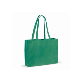 Tasche aus recycelter Baumwolle 140g/m² 49x14x37cm - Dunkelgrün bedrucken, Art.-Nr. LT95243-N0030
