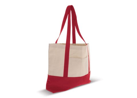 Strandtasche Baumwollsegeltuch OEKO-TEX® 280g/m² 42x10x30cm - Rot bedrucken, Art.-Nr. LT95247-N0021 Strandtasche Baumwollsegeltuch OEKO-TEX® 280g/m² 42x10x30cm - Rot bedrucken, Art.-Nr. LT95247-N0021