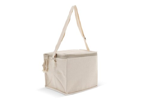 Kühltasche mit einer Ausssenhülle aus baumwolle 22x18x18cm - Ecru bedrucken, Art.-Nr. LT95264-N0054 Kühltasche mit einer Ausssenhülle aus baumwolle 22x18x18cm - Ecru bedrucken, Art.-Nr. LT95264-N0054