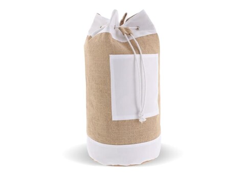 Seesack aus Baumwolle und Jute - Ecru bedrucken, Art.-Nr. LT95268-N0054