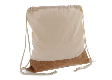 Kordelzugbeutel mit Korkelementen 38x41cm - Ecru bedrucken, Art.-Nr. LT95269-N0054 Kordelzugbeutel mit Korkelementen 38x41cm - Ecru bedrucken, Art.-Nr. LT95269-N0054