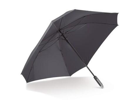 Luxus 27” quadratischer Regenschirm mit automatischer Öffnung - Schwarz bedrucken, Art.-Nr. LT97107-N0002 Luxus 27” quadratischer Regenschirm mit automatischer Öffnung - Schwarz bedrucken, Art.-Nr. LT97107-N0002
