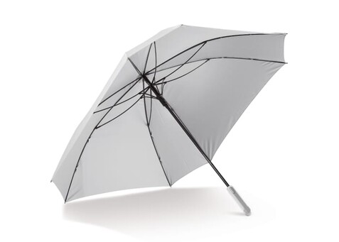 Luxus 27” quadratischer Regenschirm mit Hülle - Weiss bedrucken, Art.-Nr. LT97111-N0001 Luxus 27” quadratischer Regenschirm mit Hülle - Weiss bedrucken, Art.-Nr. LT97111-N0001