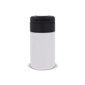 Isolierbecher Flow 250ml - Weiss bedrucken, Art.-Nr. LT98712-N0001